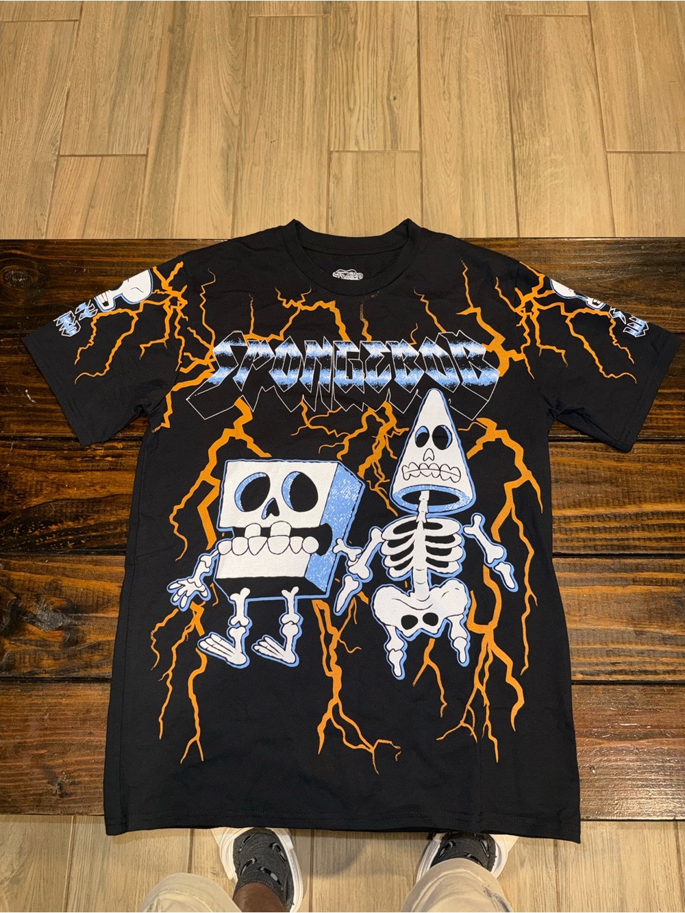 SpongeBob SquarePants black cotton & polyester t-shirt